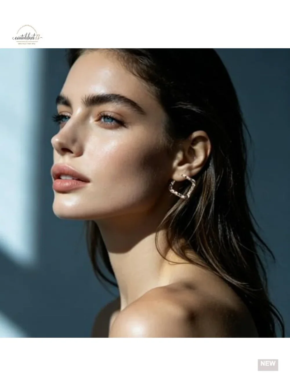 Bohemian Geometric U-Shaped Teardrop Statement Dangle Earrings